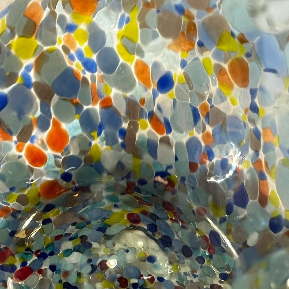 Mexican hand blown glass pitcher. Very Beautiful piece. 64oz - Picture 7 of 14